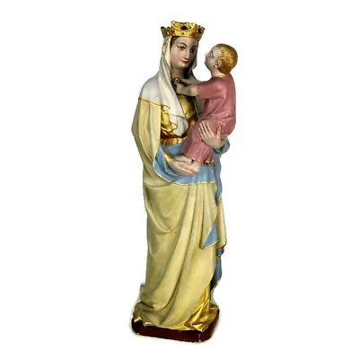 Majestic  Statue Virgin Mary Madonna Crown Infant Child  Plaster HTF 22.63  • $450