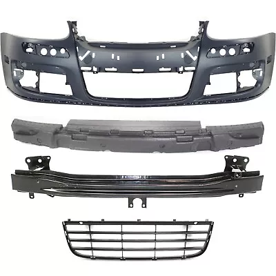 Front Bumper Cover Kit For 2005-2010 Volkswagen Jetta With Bumper Grille • $197.89
