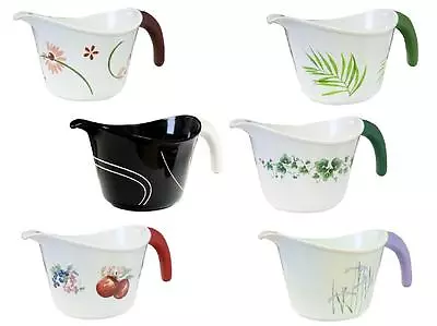 CORELLE 2-Qt Plastic BATTER Mixing BOWL & COVER Choose: CHUTNEY Or BAMBOO LEAF • $17.99