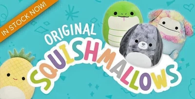 £11.75 • Buy GENUINE  Squishmallows  Soft Toys Select From 100+.    Size 2ins - 16ins  + Sets