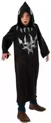 Devil Robe Black Gray Gothic Grim Reaper Fancy Dress Up Halloween Child Costume • $21.85