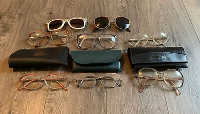 Vintage Lot Eyeglasses And 1 Sunglasses Miscellaneous Items Preowned Condition • $14.99