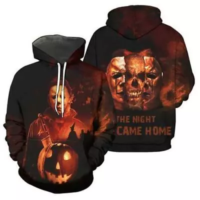 The Night He Came Home Michael Myers Horror 3D HOODIE Us Size All Over Print • $39.88