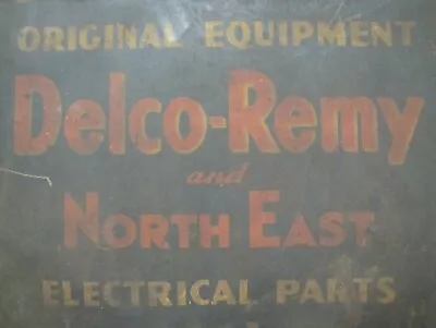 $495 • Buy DELCO-REMY & NE ELECTRICAL PARTS CABINET AC GM FORD Auto Repair Shop Garage Gas