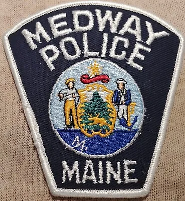 ME Medway Maine Police Shoulder Patch • $7.95
