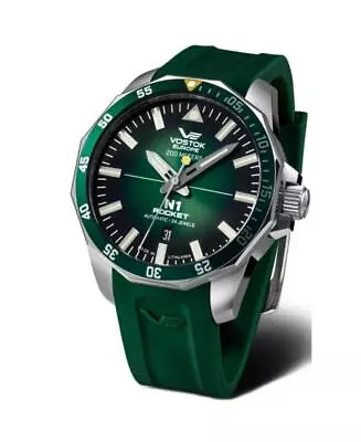 Men Automatic Watch Vostok Europe NH35A-225A710Si Green Dial • $314