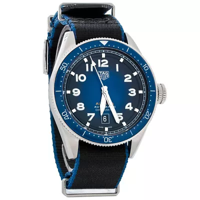 Tag Heuer Autavia Mens Blue Dial Automatic Watch WBE5116.EB0173 • $1750