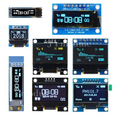 0.49/0.69/0.91/0.96/1.3 Inch OLED Display Module IIC I2C/SPI Screen For Arduino • $4.28