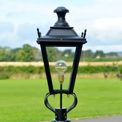 NEW 70cm Tall Black Victorian Lantern Replacement Lamp Post Top • £142