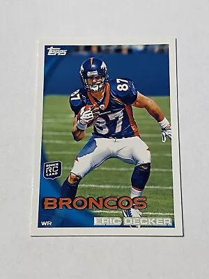 Eric Decker 2010 Topps #258 Denver Broncos • $1.25