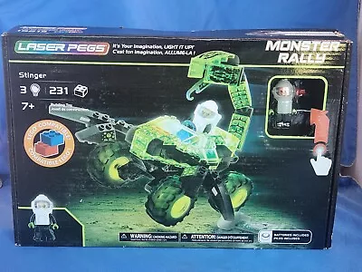Laser Pegs Monster Rally  Stinger  New In Unopened Box 231 Pieces • $59.86