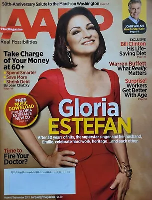 GLORIA ESTEFAN August 2013 AARP Magazine JOHN WALSH / WARREN BUFFETT • $3.50
