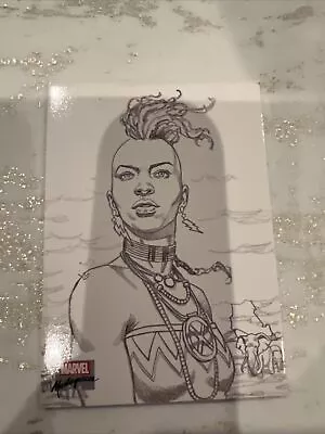 2022 Marvel Masterpieces - Storm Preliminary Art Insert • $15