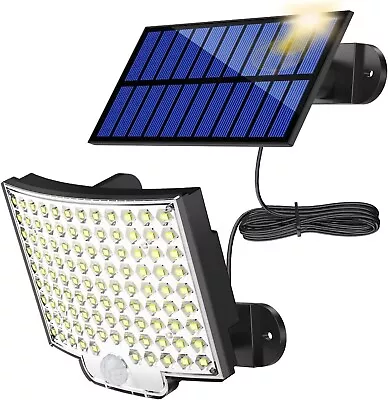 LEDEE Solar Light Outdoor 106 LED Solar Light Outside With Motion Detector • $19.95