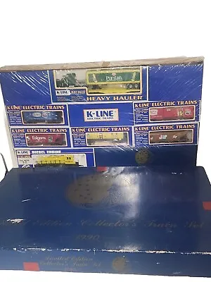 Rare VINTAGE K-LINE LIMITED EDITION COLLECTORS ELECTRIC TRAIN SET 1990  With Box • $149.99