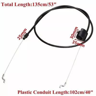 £6.79 • Buy Electric Petrol Lawnmowers Control Pull Cable Lawn Mower Throttle Cable Universa