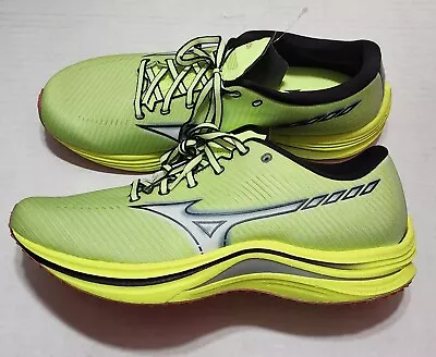 Mizuno Wave Rebellion Mens Size 12 J1GC211702 Neon Yellow Running Shoes New Rare • $64.99