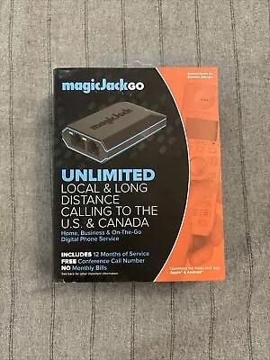 MAGIC JACK GO Smart Home/Business On The Go Digital Phone Service W/ Accessories • $21.99