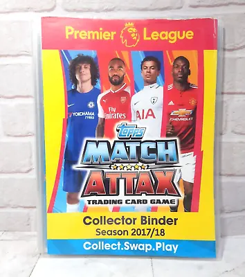 Match Attax 2017/18 Binder Mostly Complete Set Lots Of Foils / Ltd Editions • £19.99