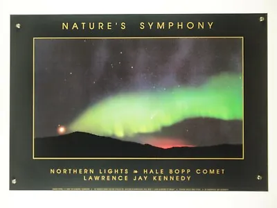 Vtg 1997 NORTHERN LIGHTS & HALE BOPP COMET High Quality Photograph Poster 32x22  • $23.20