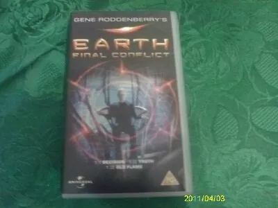 EARTH FINAL CONFLICT RODDENBERRY VIDEO VHS Vol 1 • £4.99