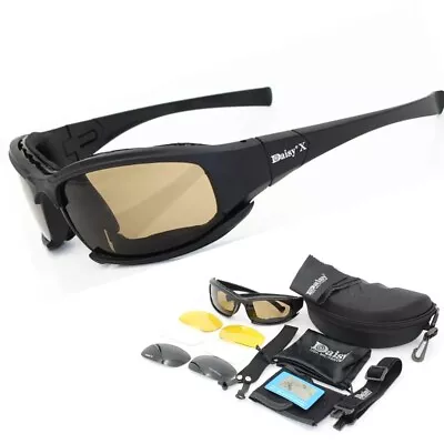 Daisy X7 Glasses Men Military Polarized Sunglasses Bullet-proof Airsoft Shooting • £17.99