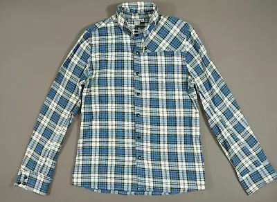 Wrath Arcane Shirt Mens Medium Button Pearl Snap Plaid Long Sleeve Modern Flanne • $14.99