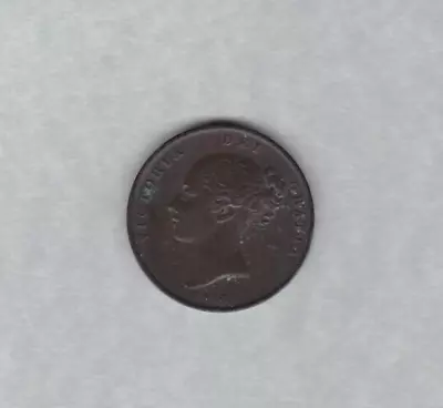 1854 Victoria Young Head Penny In Good Very Fine Condition. • £35