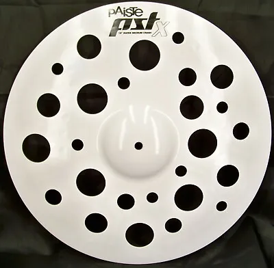 $200 • Buy Paiste PSTX 18  Swiss Medium Crash Cymbal/Color Sound White/Model #CY0001259918
