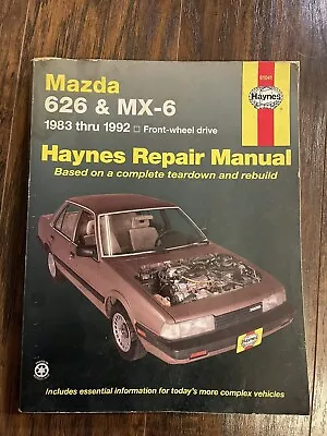USED Mazda 626 MX-6 1983-1992 Haynes Workshop Manual Service Repair Manual 61041 • $9.83