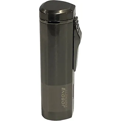 $39.99 • Buy Jobon Triple Jet Torch Flame Cigar Lighter Black Nickel Refillable Windproof 