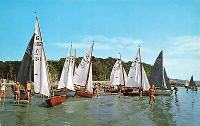 £2.96 • Buy Vintage 1960s/70s Wales Postcard, Saundersfoot Pembrokeshire, Sail Boats IL8