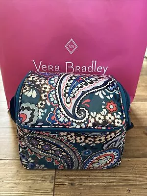 Vera Bradley HAYMARKET PAISLEY JEWEL Stay Cooler Lunch Bag Camera Bag Authentic • $34