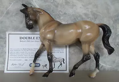 2003 Breyer JAH LE Double Exposure Glossy Grullo Big Ben COA • $74.99