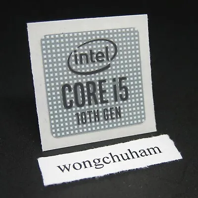 Intel CORE I5 10TH GEN Sticker 18mm X 18mm #202211242223 • $2.22