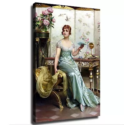 Beautiful Victorian Vintage Fashion Ladies Poster Canvas Painting Wall Art • $14.90