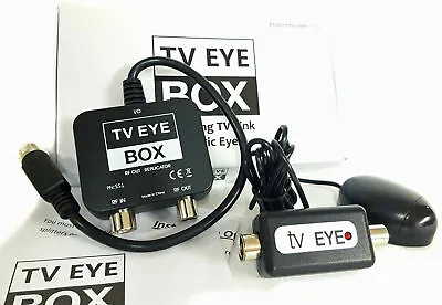 £15.49 • Buy IO-Link Box RF 2 Modulator Output For Sky + Plus HD TV & Free Magic Eye Tv Link