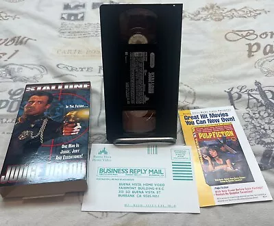 Judge Dredd VHS Movie 1995 Action Sci-fi Sylvester Stallone Hollywood Pictures • $13.99