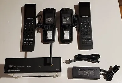 Crestron TSR-302–B Handheld Touch Screen Remote X 2  W/ MC3 Control System  • $459