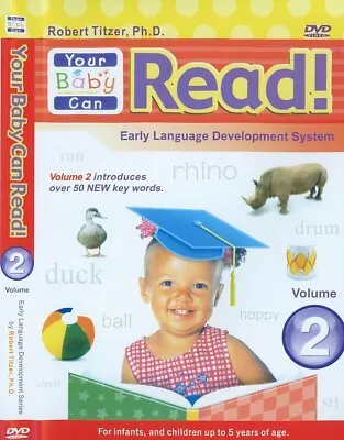 Your Baby Can Read! Vol 2 DVD (Region 1) VGC Early Language Development System • £5.94