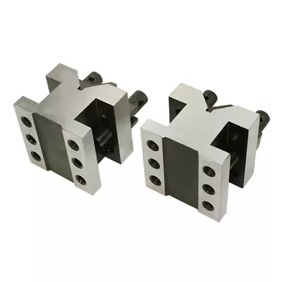 $59.99 • Buy 2-3/8'' X 2-3/8'' X 2'' V Block & Clamp Set Multi-use Gauge Gage Machinist Tool