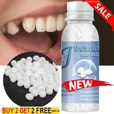 Tooth Repair Granules Temporary Kit Fitting Beads Reusable Moldable False Teeth • $8.77