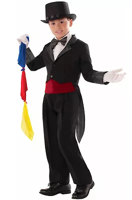 Brand New Magic Tricks Magician Tailcoat Boys Child Costume (Small) • $21.44