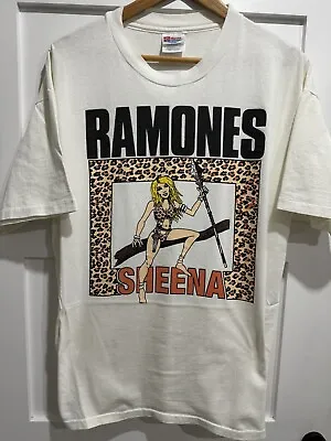 Ramones Sheena Vintage T Shirt XL • £295