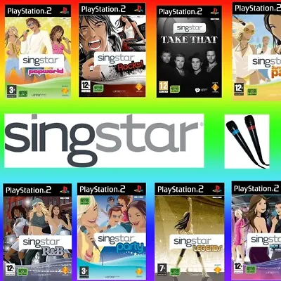£6.90 • Buy Ps2 - Singstar Series - Multi Listing Various Titles CHOOSE Title Add To Basket