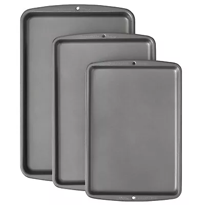 Wilton Bake It Better Steel Non-Stick Baking Pan Set 3-Piece • $14.49