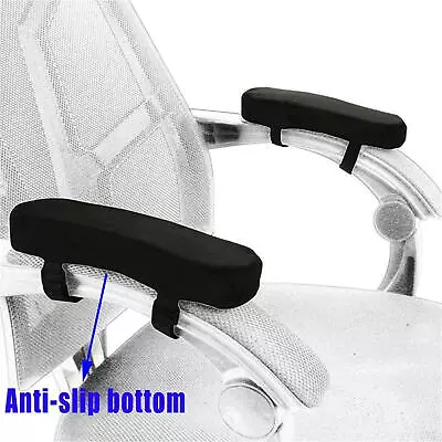 2PCS Arm Rest Slipcovers Chair Arm Covers Office Chair Memory Foam Armrest Cover • $11.51