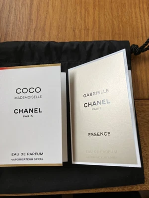 £29.95 • Buy Chanel COCO Mademoiselle & Gabriel Essence Travel/Sample Spray & Satin Bag