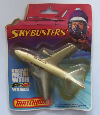 Matchbox SuperFast Sky Busters DC10 Swissair SB13 With Rare Gray Wings • $14.99