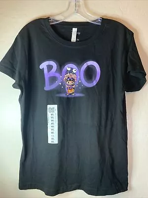 NEW Disney Monsters Inc. Boo’s Halloween Costume Shirt Black Size Large NWT • $18.99